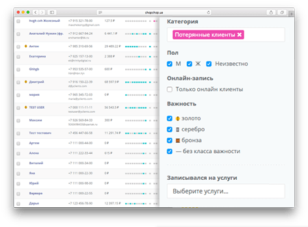 Повышение лояльности yclients